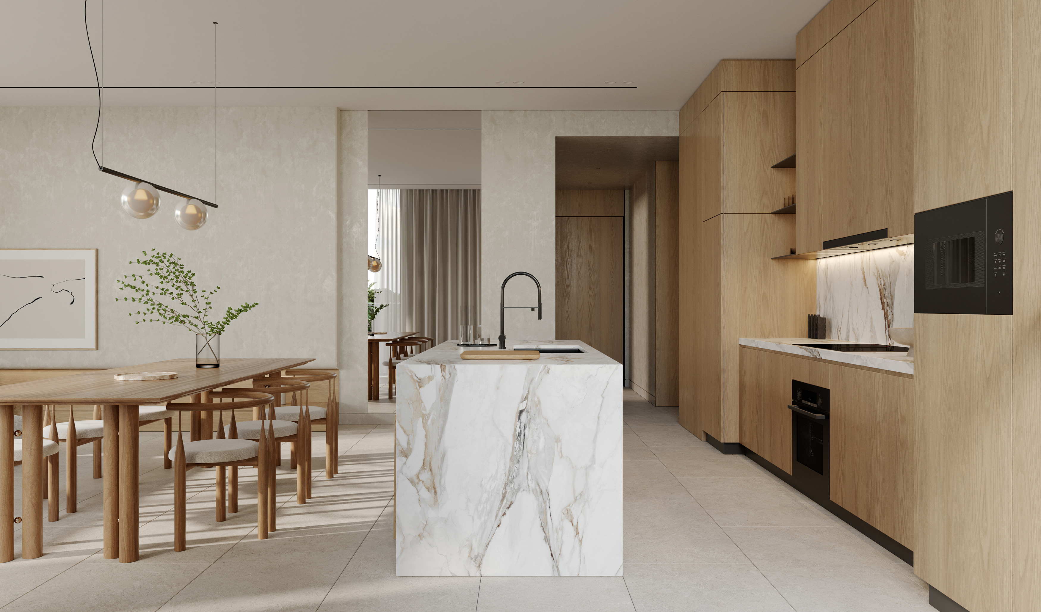 2 Bedroom — Kitchen