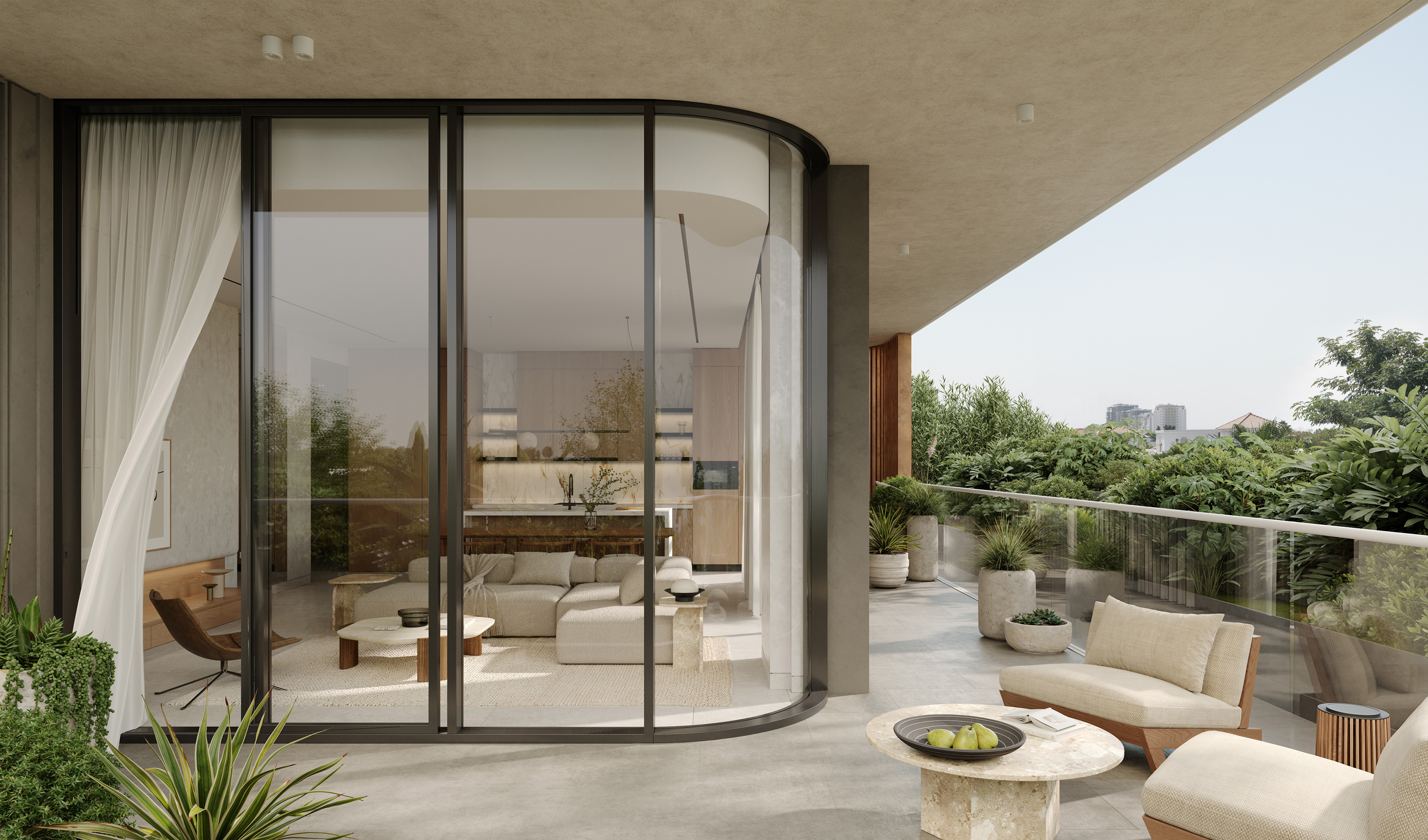 2 Bedroom — Living Terrace