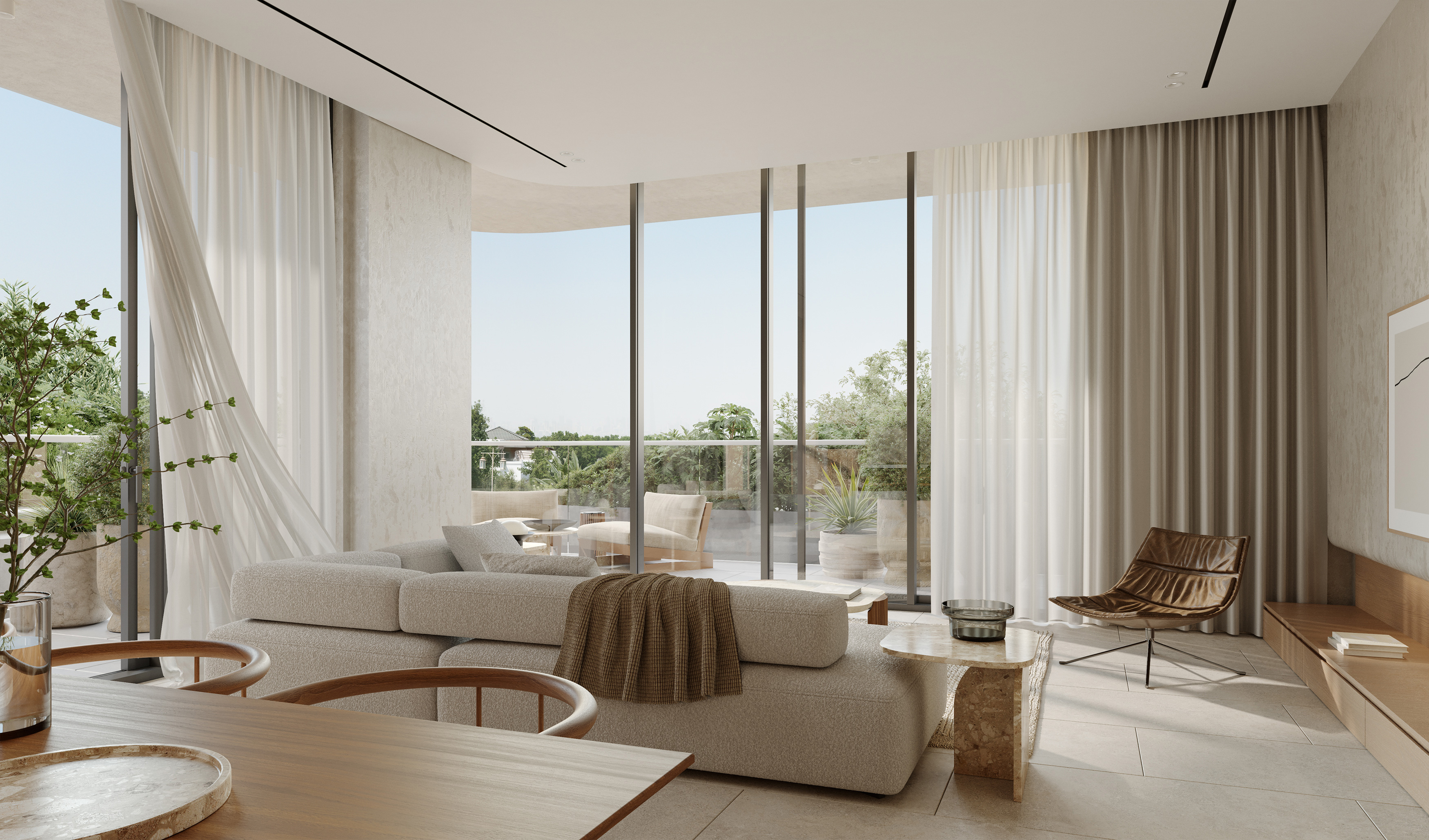 2 Bedroom — Living Room