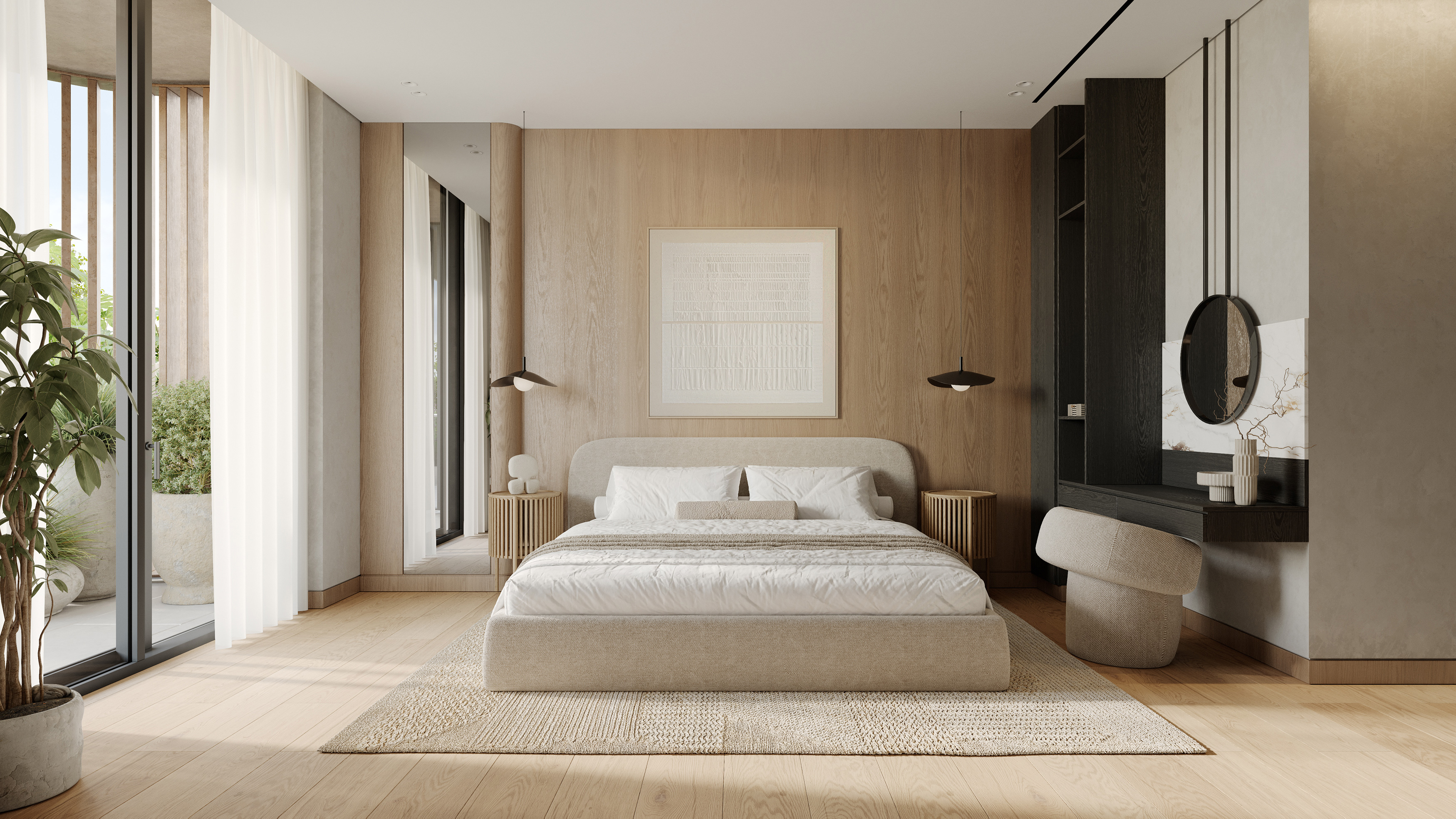 2 Bedroom — Master Bedroom