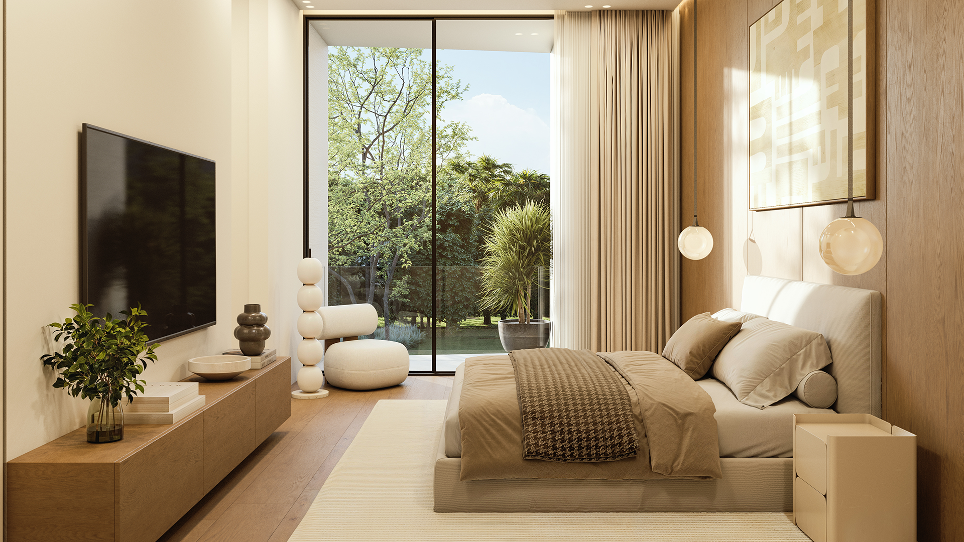 The Bloom master bedroom — Lunaya by ZAYA FIVE