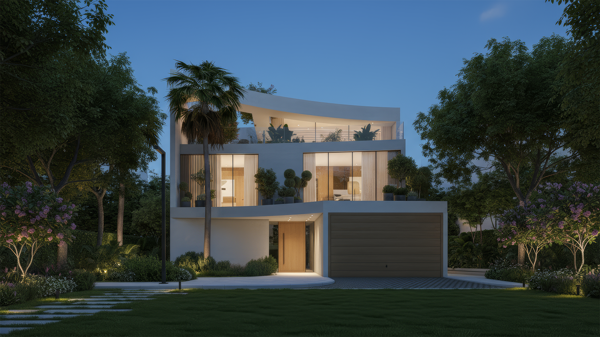 The Sol 5-bedroom flagship villa exterior — Lunaya by ZAYA FIVE Dubai